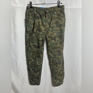 Levi’s Camo Jogger Pants Youth Size 12 Green Elastic Waist Stretch Slim Fit